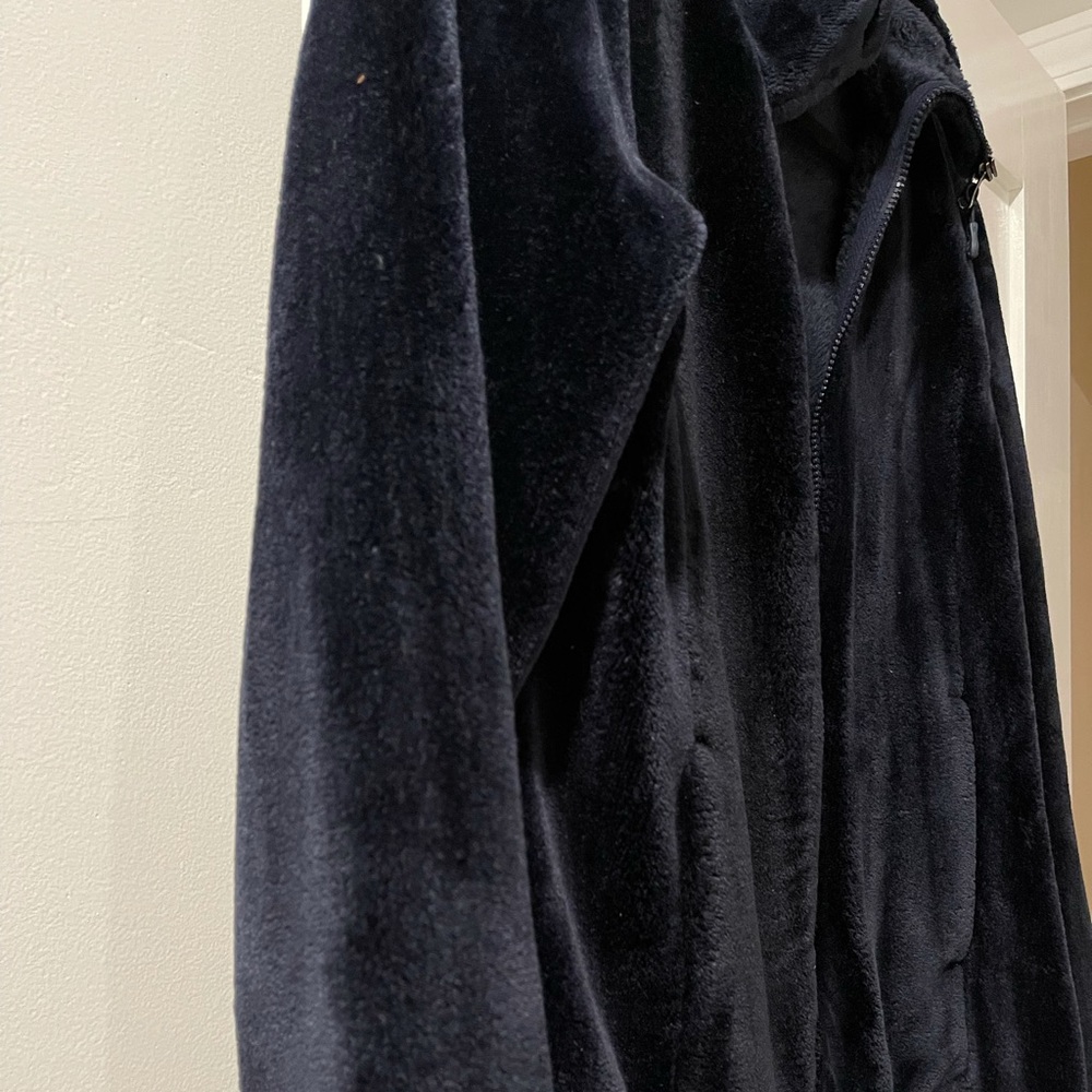 Fuzzy soft 32 Heat Jacket - Color: Navy Blue Size: M